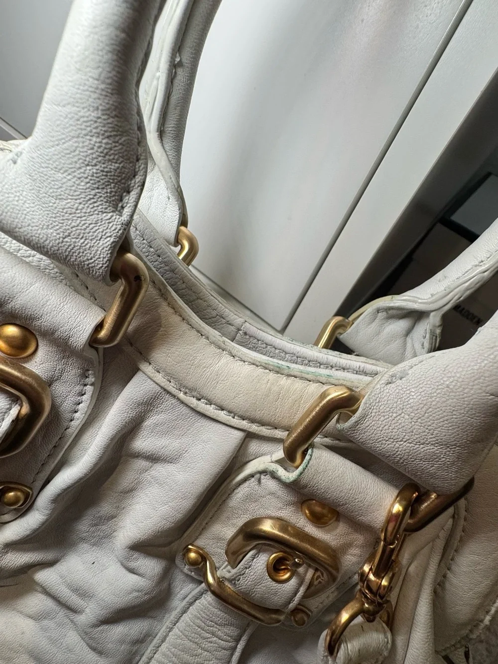Steve Madden white purse